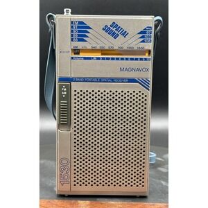 Vintage Spatial Sound MAGNAVOX Portable RADIO D1530 | AM/FM | 1980s